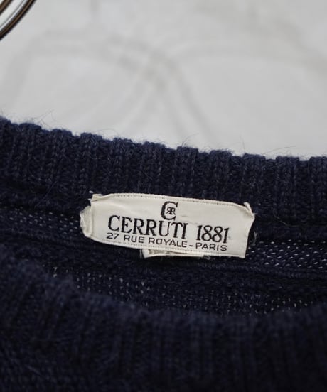 80s vtg CERRUTI 1881 wool/alpaca knit
