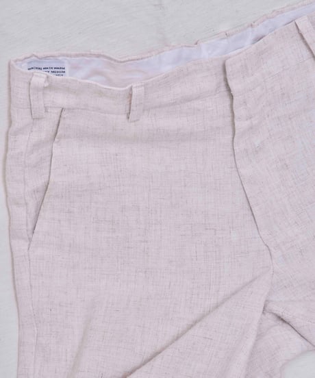 80s vtg linen wide slacks