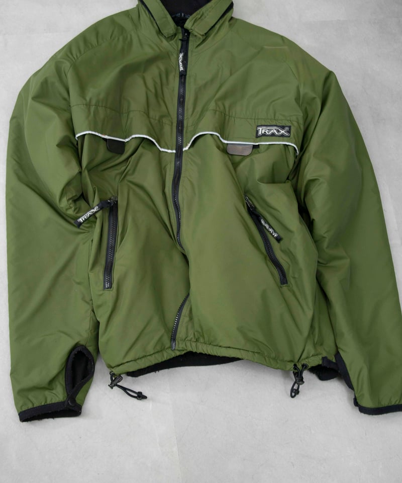 90s made in UK TRAX Pertex padded nylon cycling 