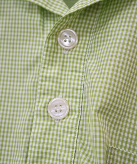 00s gingham check pullover shirts