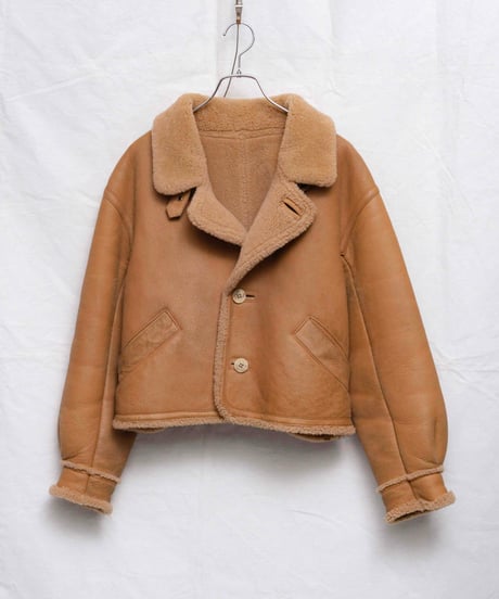 80s BIGI short mouton coat