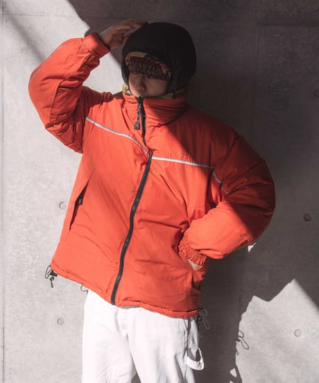90s Bear USA camouflage down jacket (reversible)