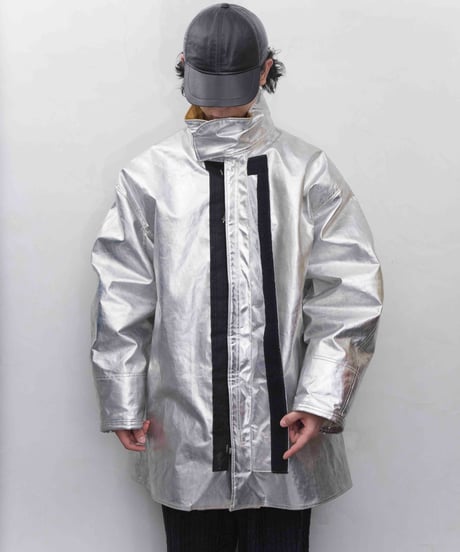 Fire Dex 90s silver coating padded coat