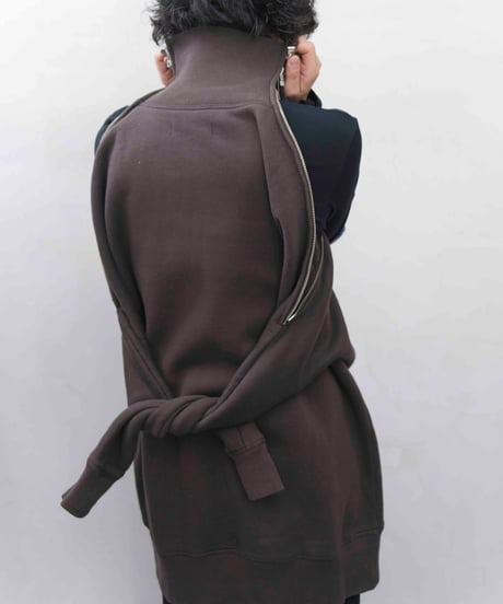 Hussein Chalayan double zip design sweat