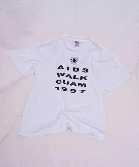 90s vtg AIDS WALK graphic Tee