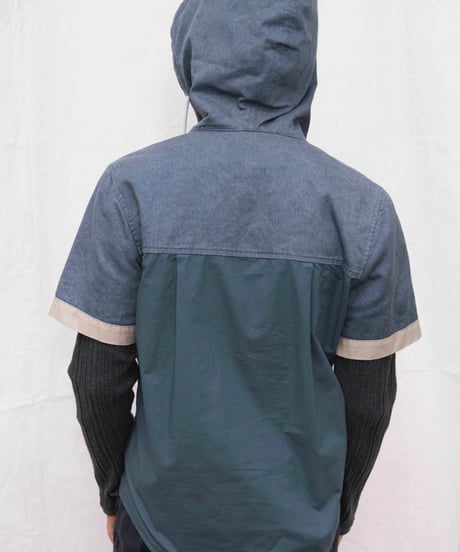 00s knit docking hoodie shirts