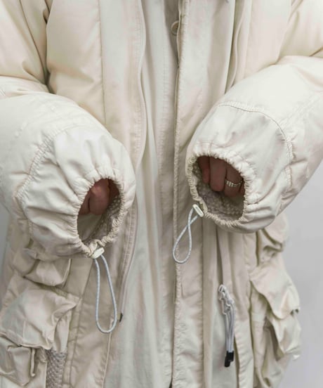 zucca 00s gimmick down coat