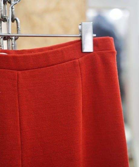 90s ACT3 knit pants (red)