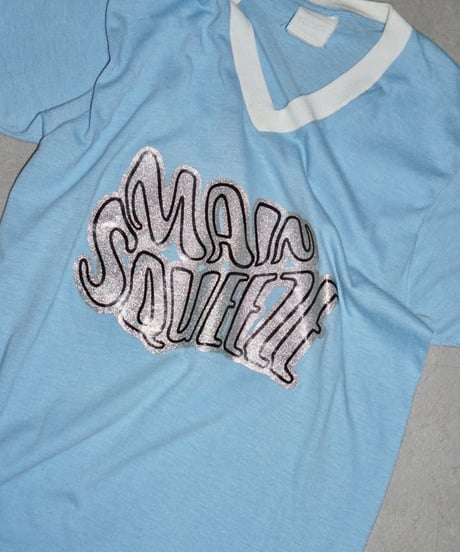 70s vtg BANTAMS glitter design slim Tee