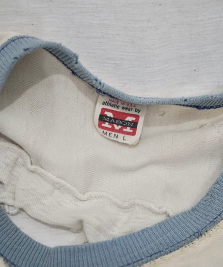 80s vtg MASON boro football Tee