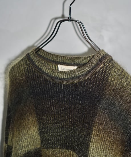 90s LaCarbona mohair/rayon shaggy knit