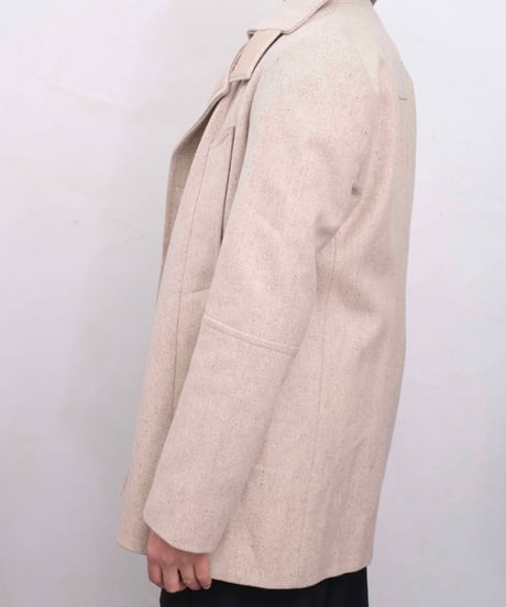 JACK HENRY made in france velcro standcollar wool jacket