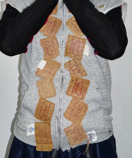 Levi's patchwork remake sweat vest