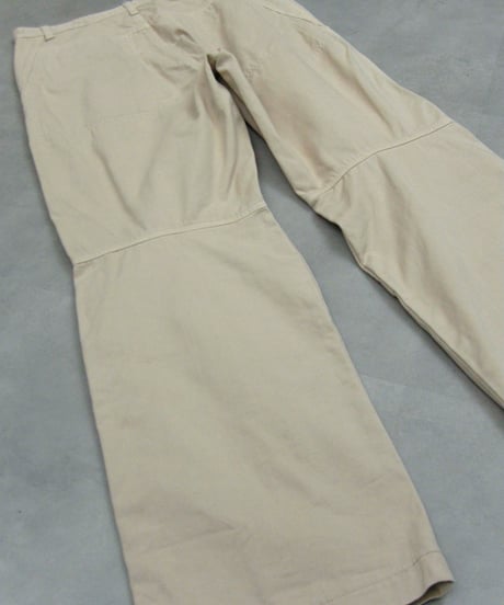 MARITHÉ + FRANCOIS GIRBAUD 90s draping cotton pants