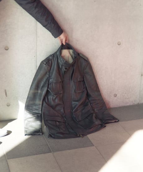 90s lamb leather M-65