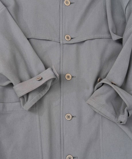 80s vtg TAKEZO deformation wool super long coat