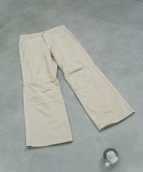 MARITHÉ + FRANCOIS GIRBAUD 90s draping cotton pants