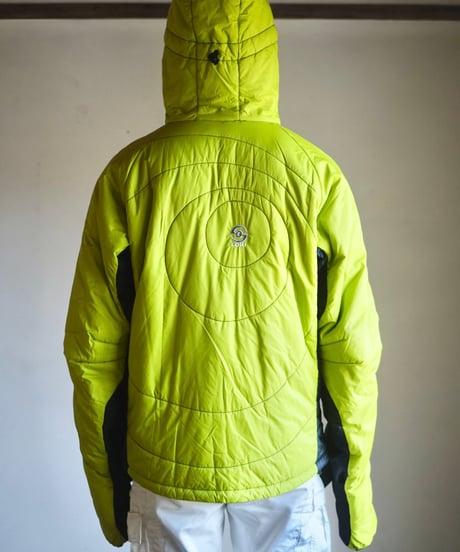 00s Loki technical padded jacket (lime yellow)