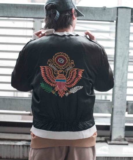60s vtg Germany vtg satin souvenir jacket