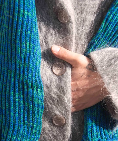 J.Percy mohair shaggy coat