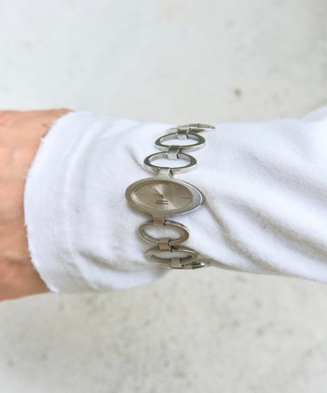 KATHARINE HAMNETT metal bracelet watch