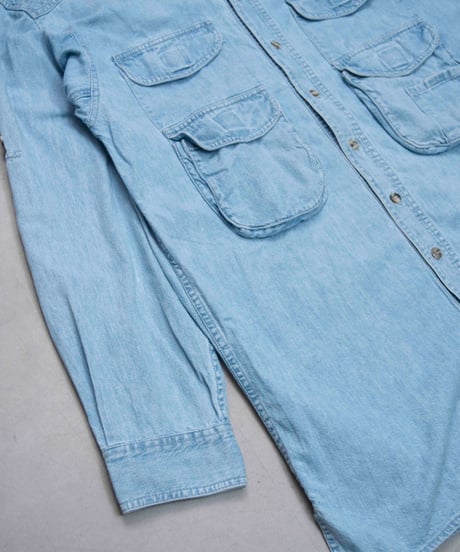 90s Bimini Bay multipocket denim shirts