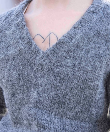 00s DIESEL wool/alpaca shaggy knit