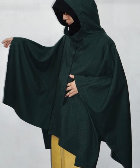 90s Russian vtg harve benard wool poncho
