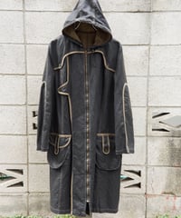 90s Euro linen coating coat