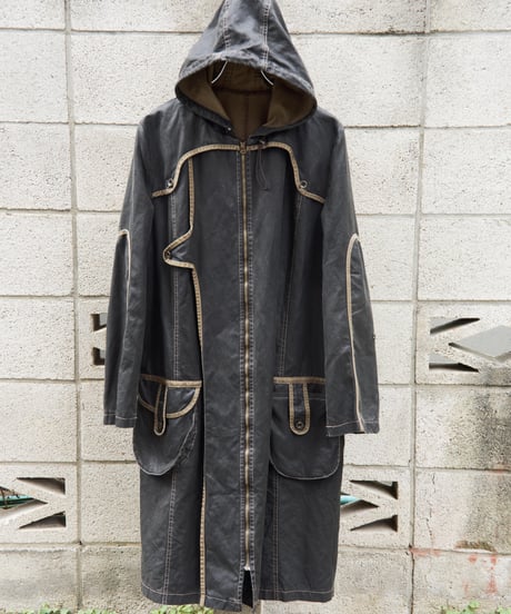90s Euro linen coating coat