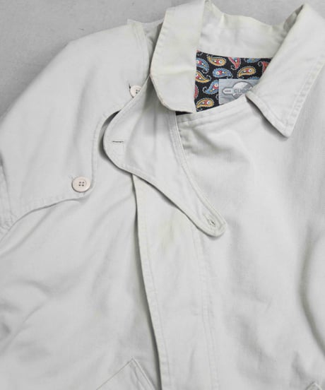 80s vtg CUGGI multi button dolman cotton jacket