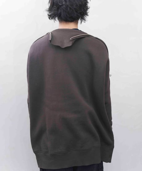 Hussein Chalayan double zip design sweat