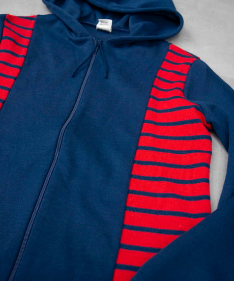 80s Euro vtg border zip-up hoodie