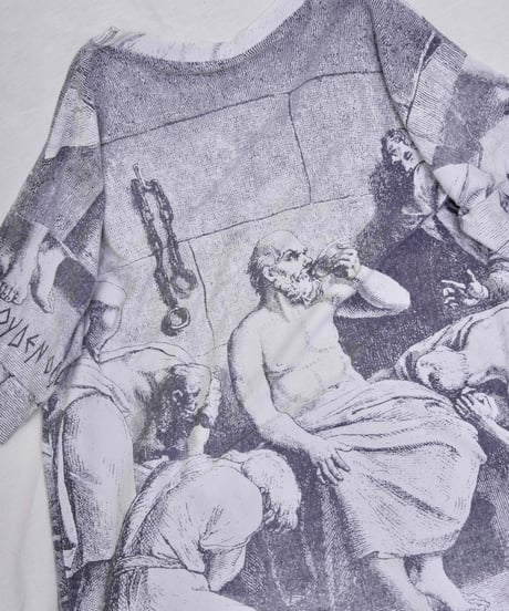 made in Greece Socrates print Tee