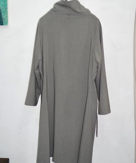 00s bell chu very diagonal zip asymmetry poly coat
