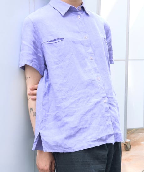 00s pale purple linen shirts