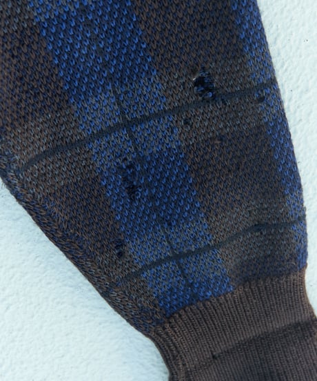 HERMES Paris 1980s damaged wool knit
