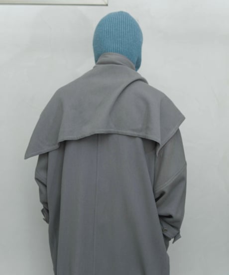 80s vtg TAKEZO deformation wool super long coat