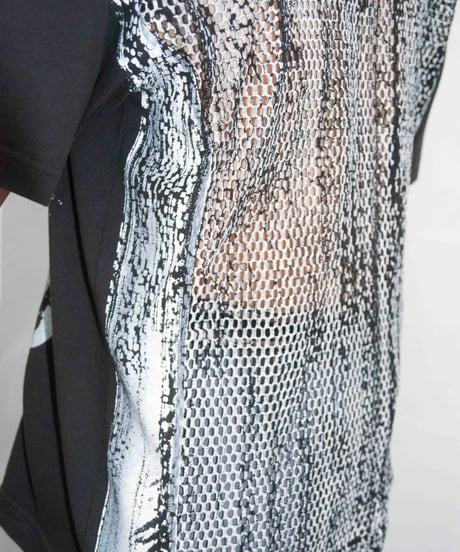 00s MOSSIMO mesh painting design Tee