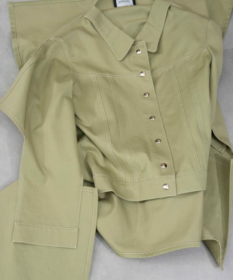 AFTERHOMEWORK PARIS deformation cotton jacket