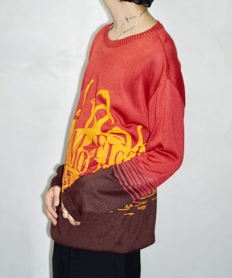 90s ficce rayon summer knit