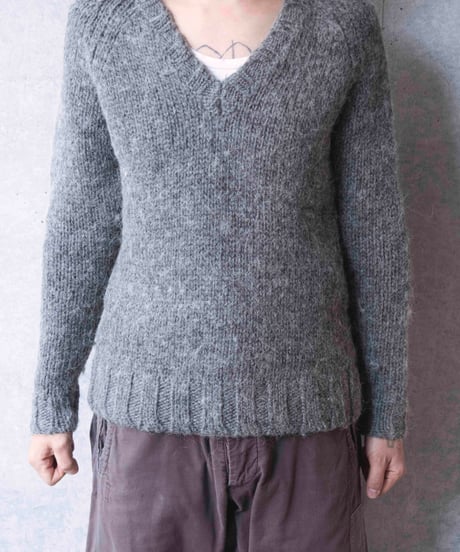 00s DIESEL wool/alpaca shaggy knit