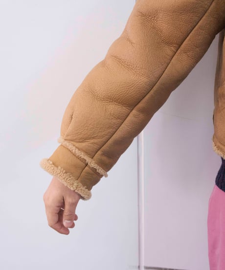 80s BIGI short mouton coat