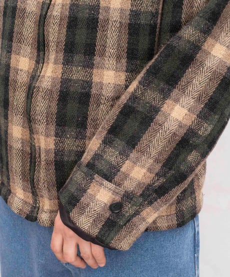 90s vtg Woolrich check jacket