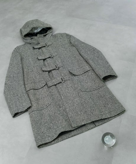 PPFM 00s tweed wool velcro coat