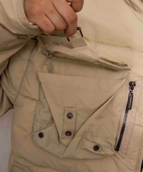 90s multi pocket padded jacket