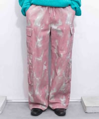00s gradation viscose wide cargo pants