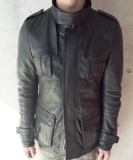 90s lamb leather M-65