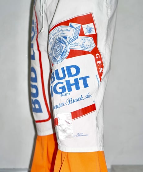 90-00s BUD LIGHT design cotton shorts