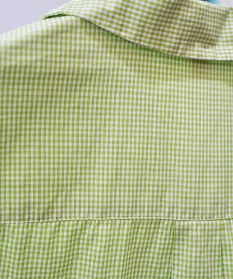 00s gingham check pullover shirts